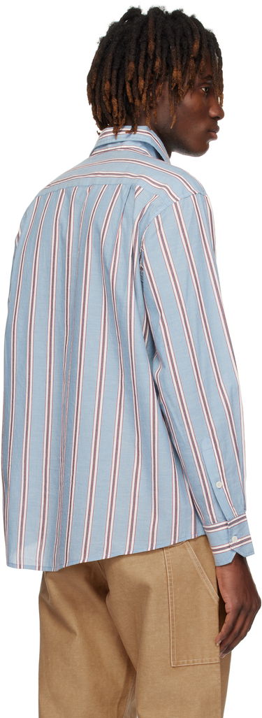 Košeľa Bode Bode Regatta Stripe Shirt Modrá | MRS25SH026, 2
