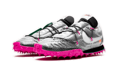Tenisky a topánky Nike Off-White x Waffle Racer "Black Fuchsia" Rôznofarebný | CD8180-001, 3