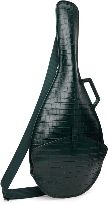 Batohy a tašky Lacoste Mock Croc Leather Racket Bag Zelené | NU5169DP, 1