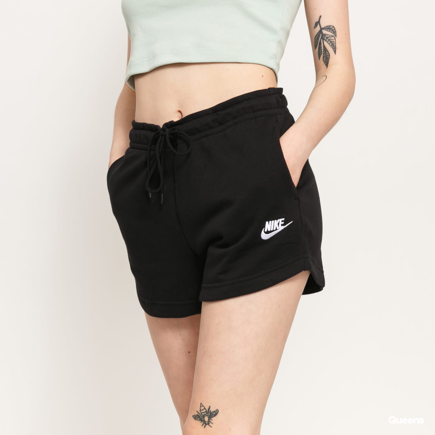 Šortky Nike French Terry Shorts Čierna | CJ2158-010, 0
