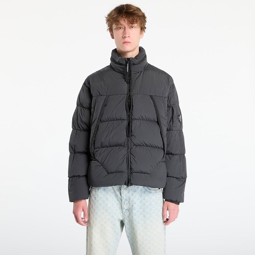 Prešívaná bunda C.P. Company Nycra-R Hooded Down Jacket Dark Shadow Grey Šedá | 19CMOW239A005864G-978