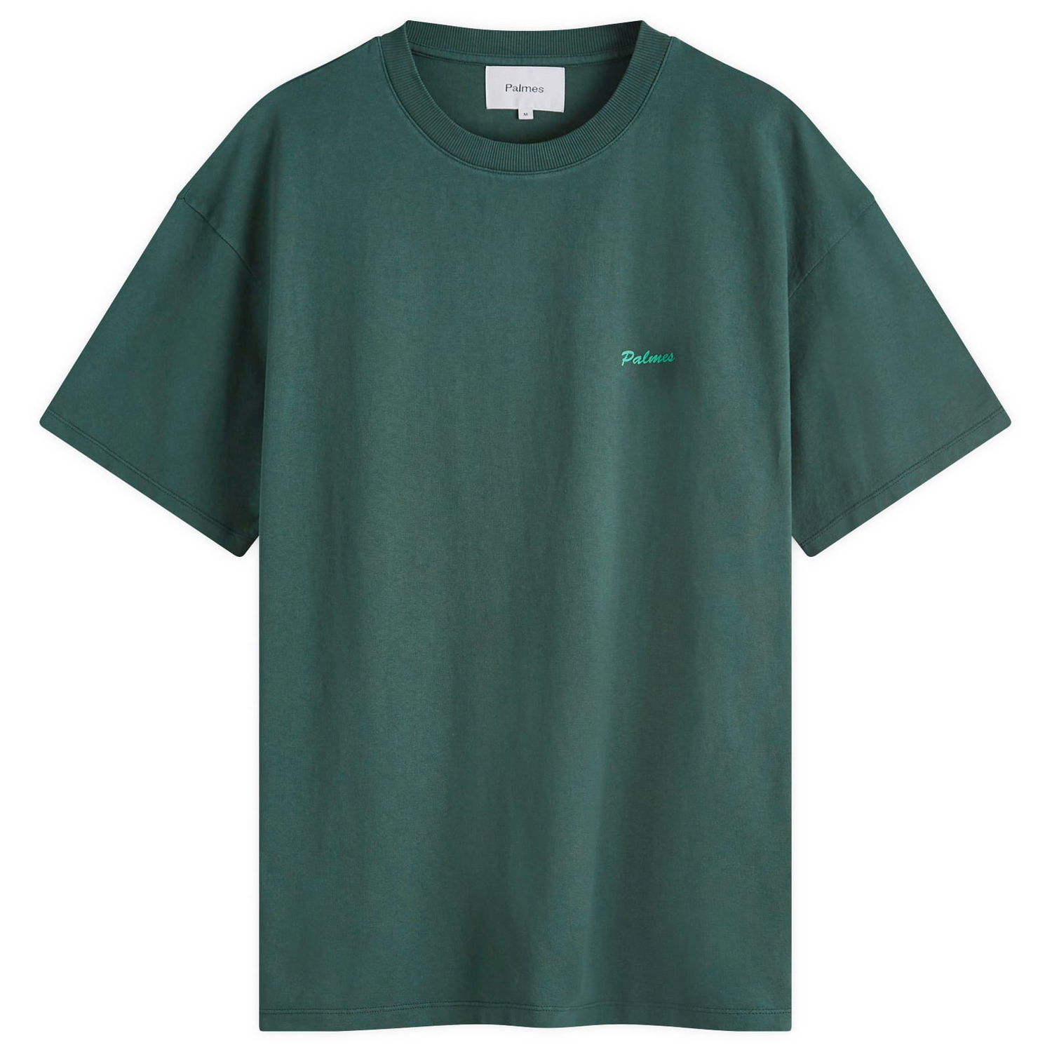 Tričko Palmes Dyed Chest Logo T-Shirt Zelené | P10-0026-777, 0