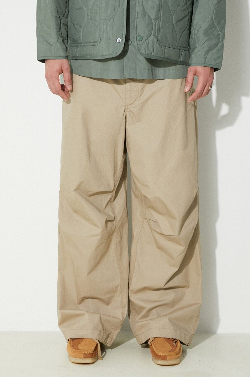 Nohavice Engineered Garments Engineered Garments Over Pant Trousers Béžová | OR343.ZT154, 0