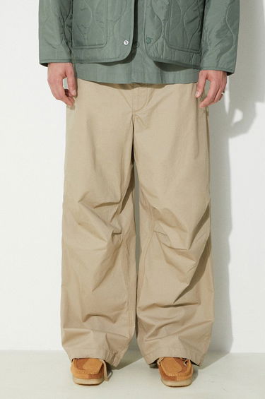 Nohavice Engineered Garments Engineered Garments Over Pant Trousers Béžová | OR343.ZT154, 0