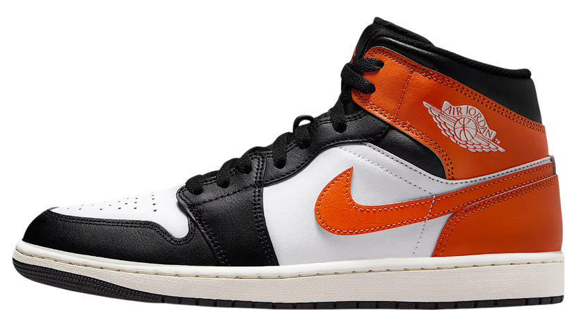 Tenisky a topánky Jordan Jordan 1 Mid Black Toe Oranžová | DQ8426-801