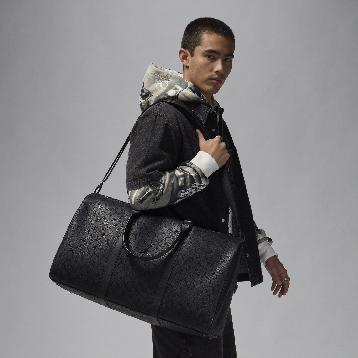 Cestovná taška Jordan Monogram Duffle Bag (40L) Čierna | HV1614-010, 0