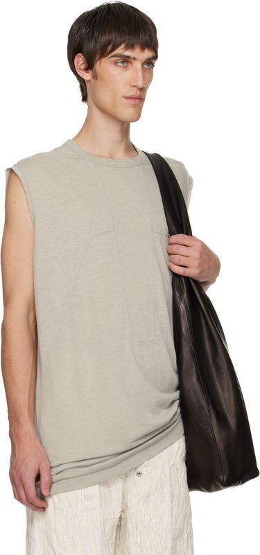Tielko Rick Owens Concordians Splintered Tarp Paneled Sleeveless T-shirt Šedá | RU02E1168 JR, 4