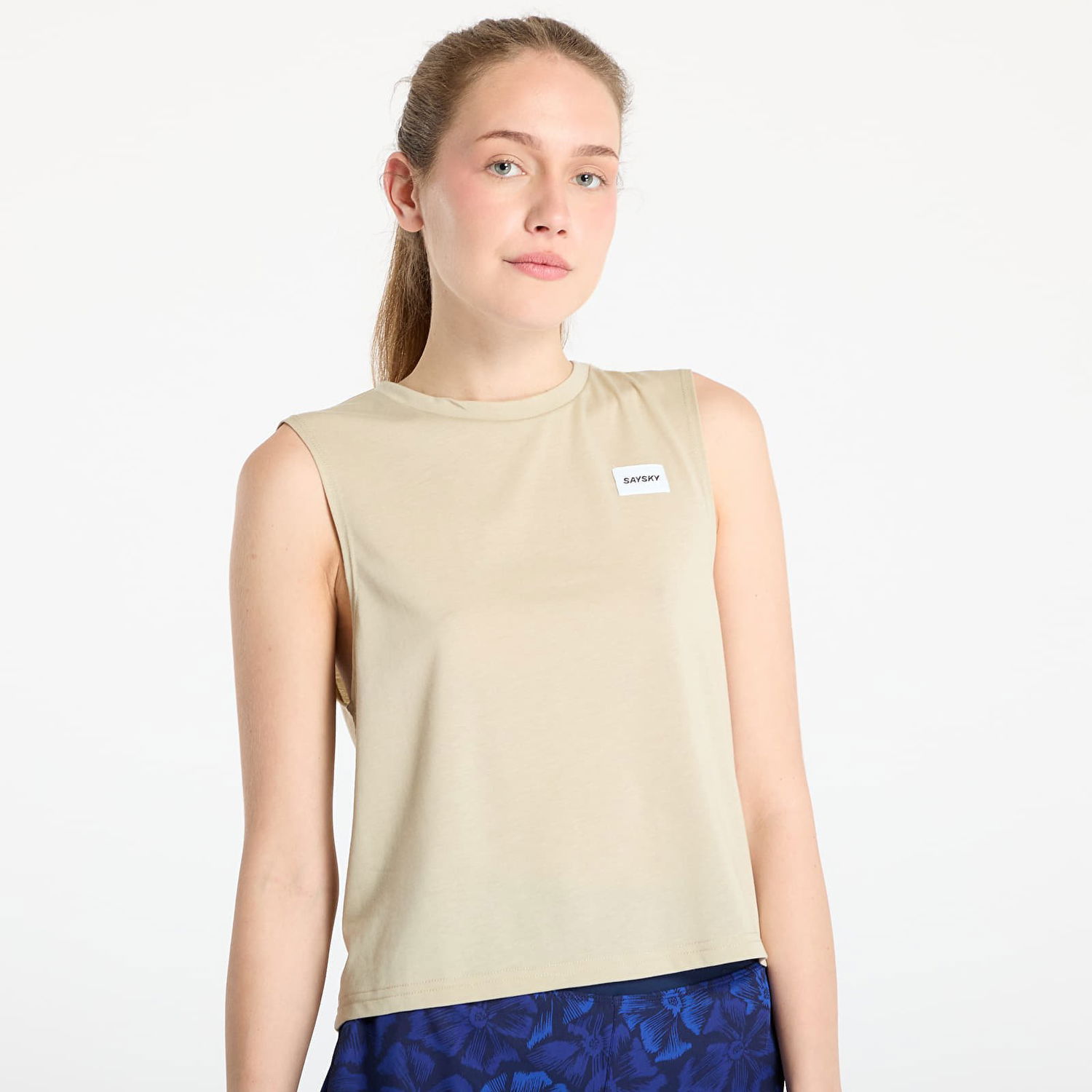 Tielko Saysky SAYSKY Women's Clean Motion Tank Top Béžová | XWRSI51C801, 1