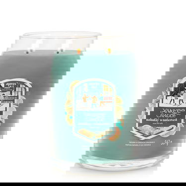 Sviečka Yankee Candle après ski Collection Signature Large Jar 2 Wicks Holiday Winterfest Candle Tyrkysová | 43491, 2