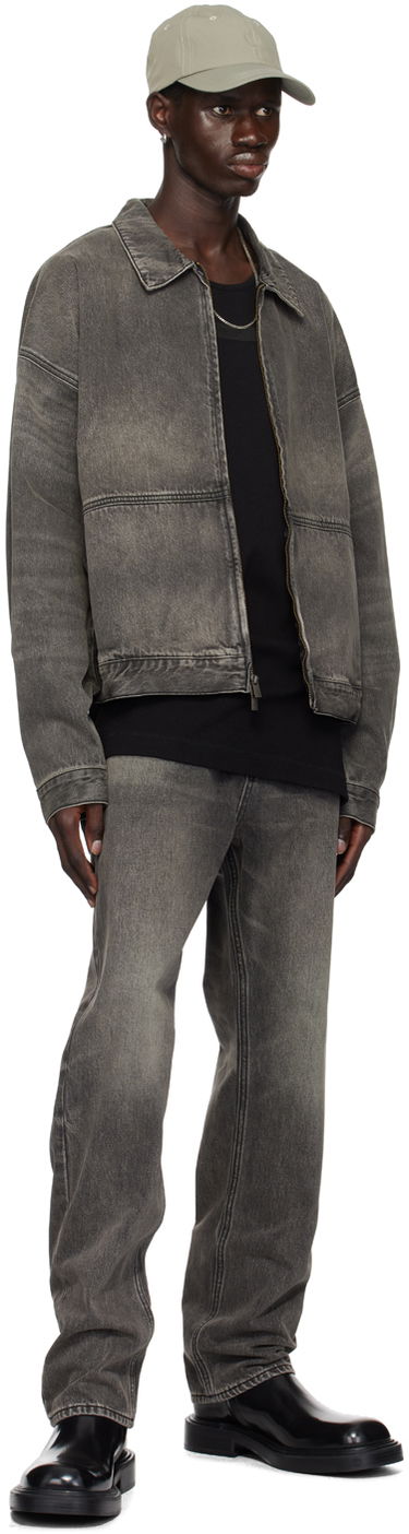 Bunda Fear of God Essentials Denim Trucker Jacket Šedá | 202BT244270F, 4