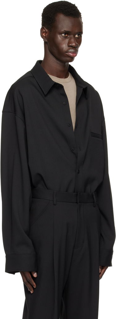 Košeľa Entire Studios Giant Wool Oversized Shirt Čierna | ES2597BL, 1