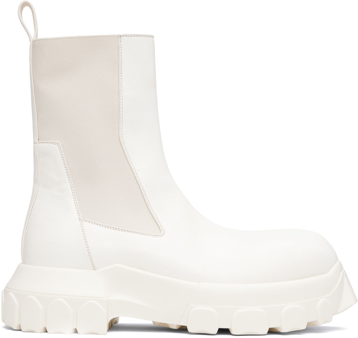 Tenisky a topánky Rick Owens Rick Owens Concordians Beatle Bozo Tractor Chelsea Boots Biela | RU02E1881 LBH, 0