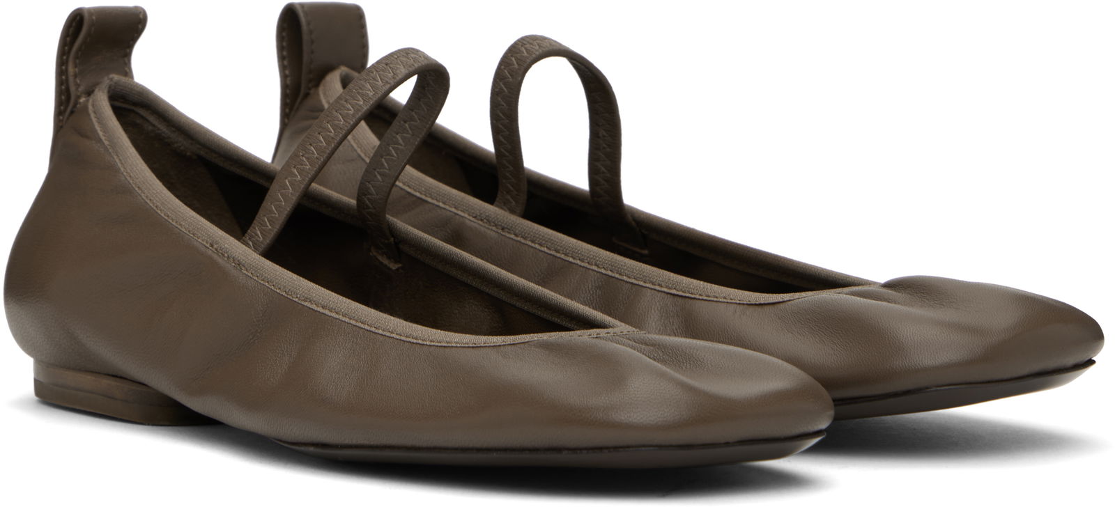 Square Toe Ballerina Flats