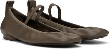 Tenisky a topánky LEMAIRE Square Toe Ballerina Flats Zelené | FO0138 LL0115, 3
