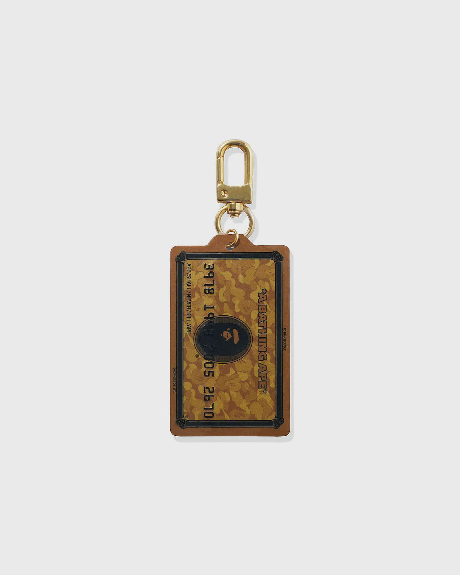 Kľúčenka BAPE A Bathing Ape Card Keychain Hnedá | 001GDL301006MGL, 0