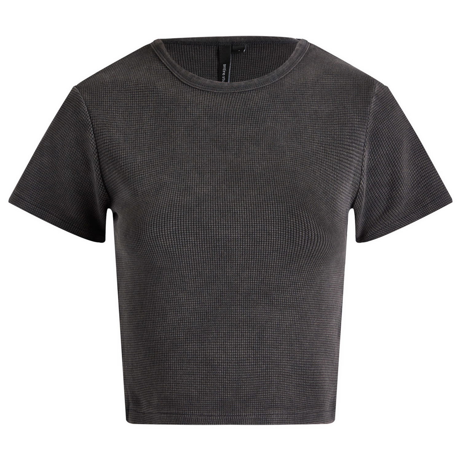 Tričko Entire Studios Micro Waffle T-Shirt Čierna | ES2588-BLK, 0