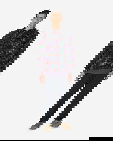 Košeľa Needles 7 Cuts Wide Uneven Dye Flannel Shirt Rôznofarebný | MR350 1003, 4