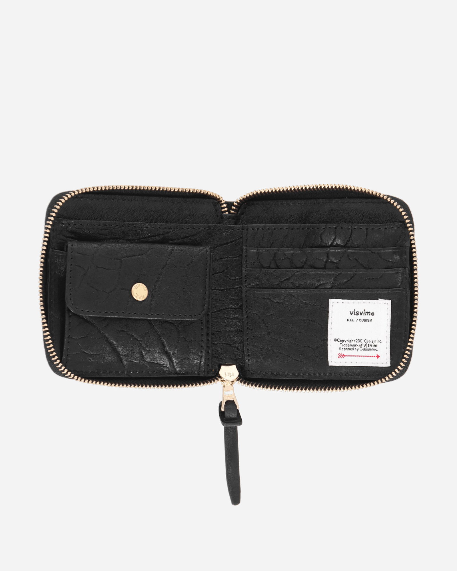 Leather Bi-Fold Wallet Black