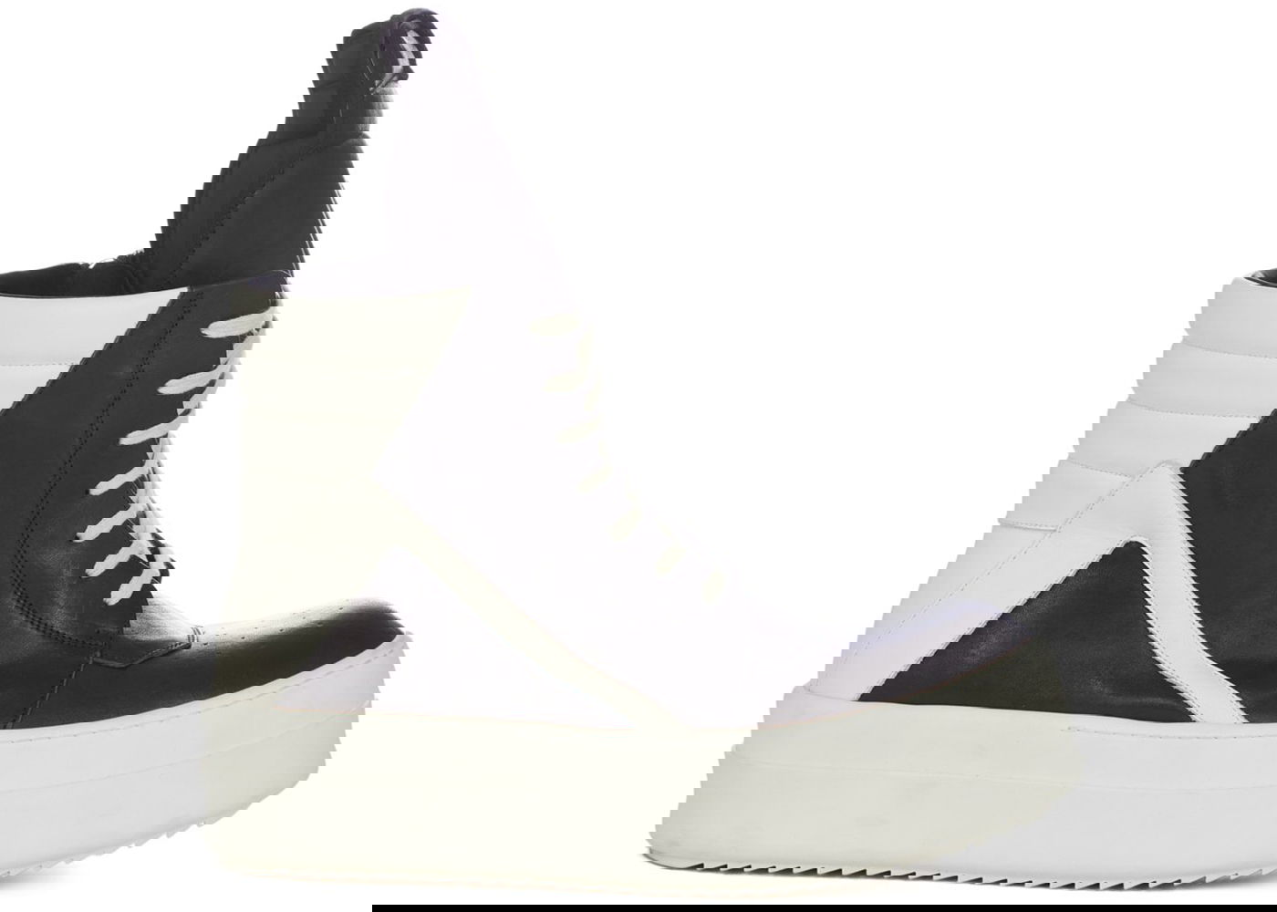 Tenisky a topánky Rick Owens Mega Bumper Geobasket "Black White" Čierna | RO02C1868-LOO-911, 0