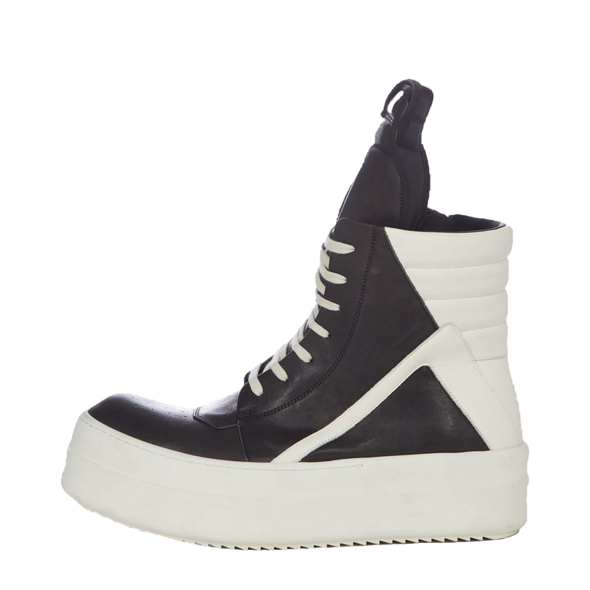 Tenisky a topánky Rick Owens Mega Bumper Geobasket "Black White" Čierna | RO02C1868-LOO-911