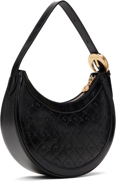 Kabelka Marine Serre Marine Serre Moonogram Embossed Leather Eclips Mini Bag Čierna | WBA002A CLEA0051, 2