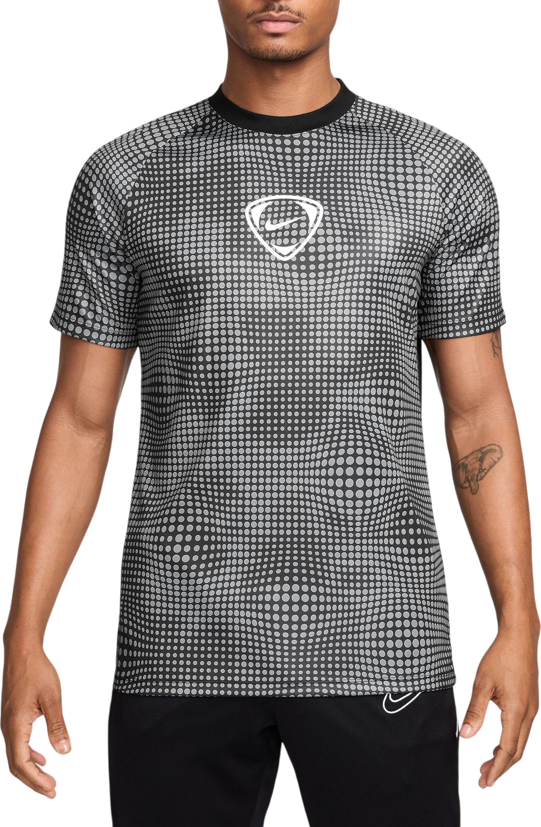 Tričko Nike Dri-FIT Academy+ Wavy Dotted Training Shirt Čierna | hv3587-010, 0