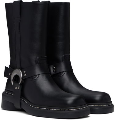 Oblečenie Marine Serre Marine Serre MS Moto Leather Boots Čierna | WFW045A RLEA0017, 3