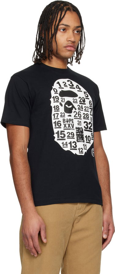 Tričko BAPE 32nd Anniversary Big Ape Head T-shirt Čierna | 001TEL201023F, 1