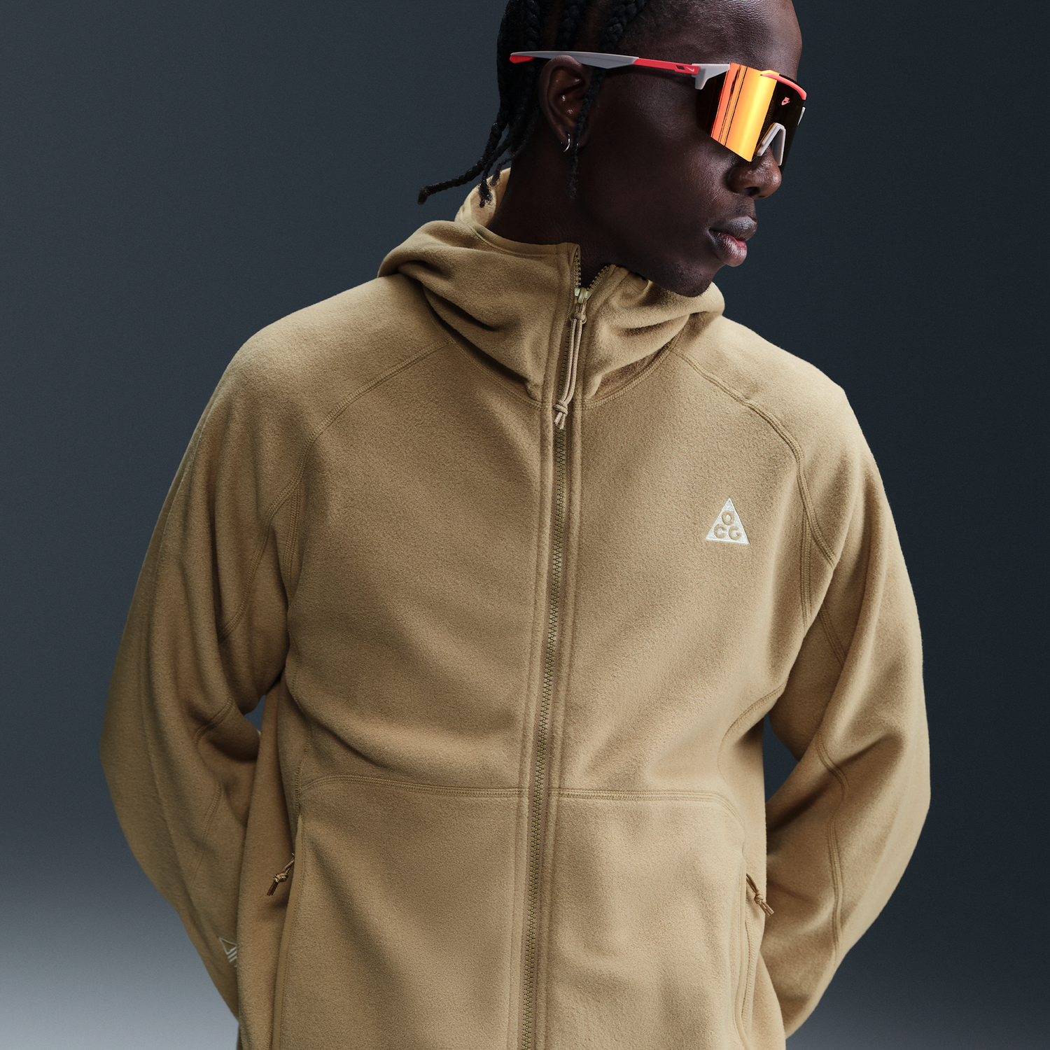 Mikina Nike ACG ACG Wolf Tree Full-Zip Hoodie Béžová | HJ2460-297, 0