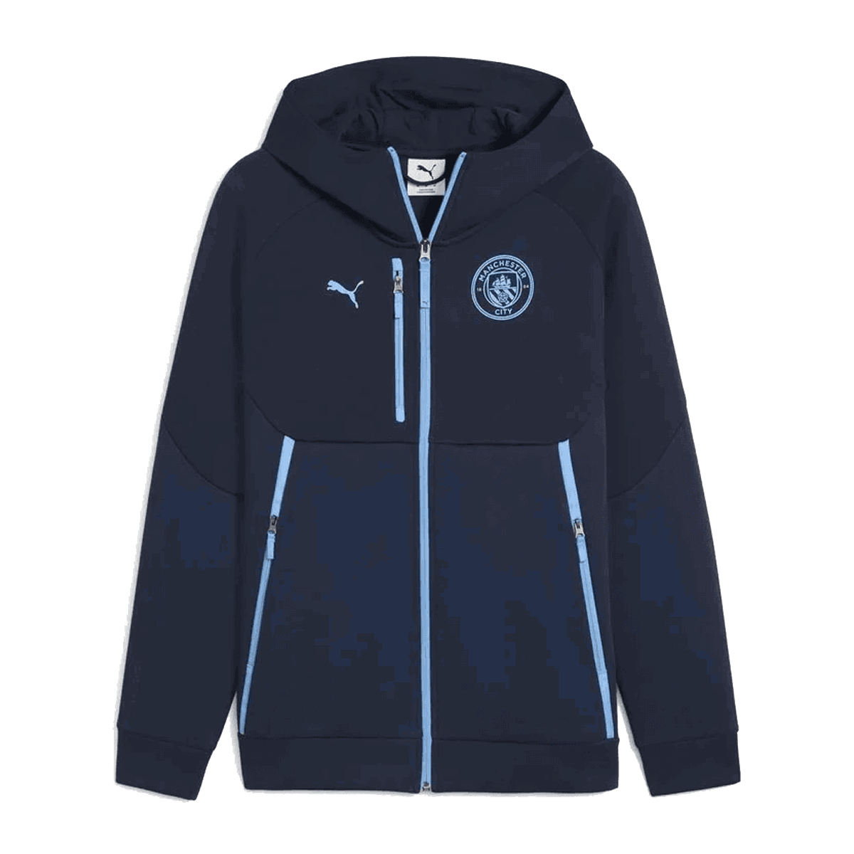 Mikina Puma MCFC PUMATECH Full-Zip Hoodie Navy | 782656-06, 0