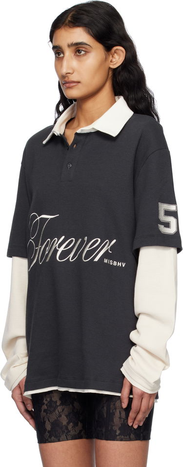 Polo tričko MISBHV MISBHV 'Forever' Double Layer Polo Čierna | 250W152, 3