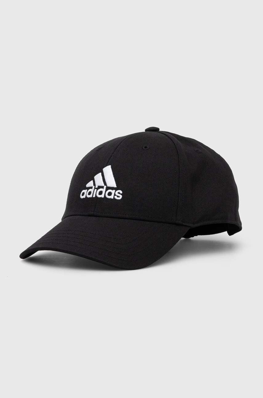 Šiltovka adidas Performance Cotton Twill Baseball Cap Čierna | II3513, 0