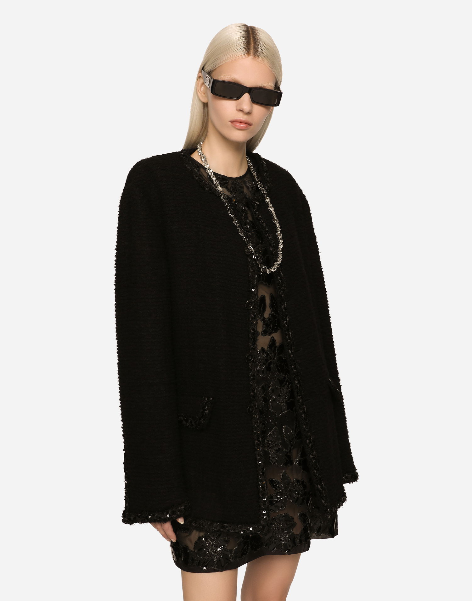 Náhrdelník Dolce & Gabbana Necklace With Stones Biela | WNQA3GWTSQS80001, 1