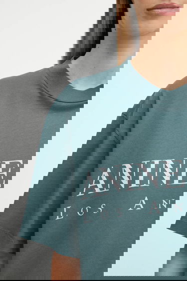Tričko Anine Bing Anine Bing Ashton Oversized T-Shirt Zelené | A.08.10133, 3