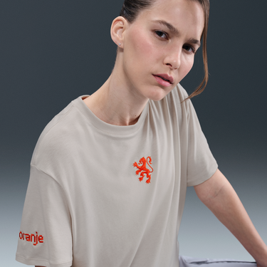 Tričko Nike Nike One Dri-FIT Relaxed Netherlands Short Sleeve T-Shirt Béžová | HJ4120-106, 0