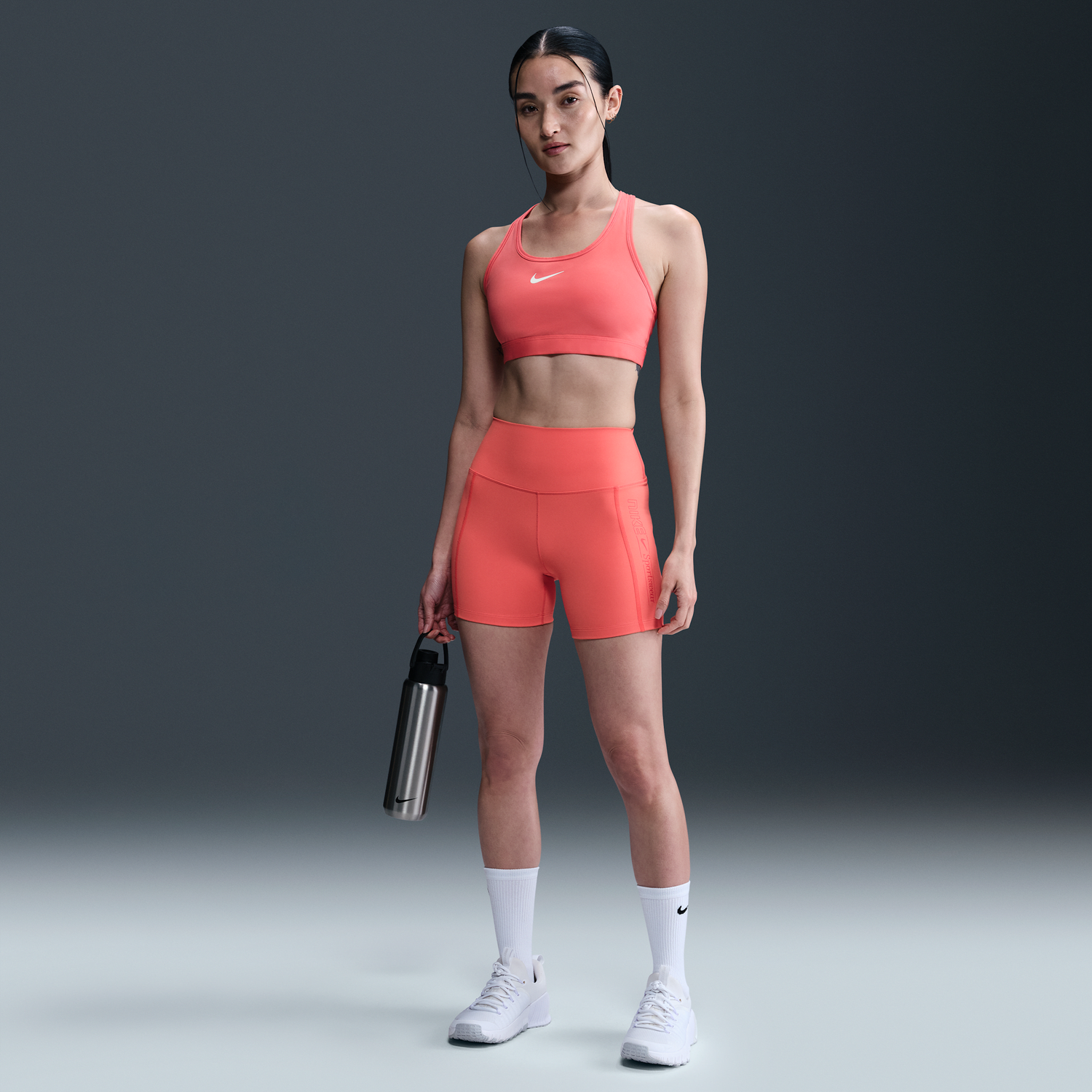 Podprsenka Nike One Dri-FIT High-Waisted 5" Bike Shorts Ružová | HV6961-814, 0
