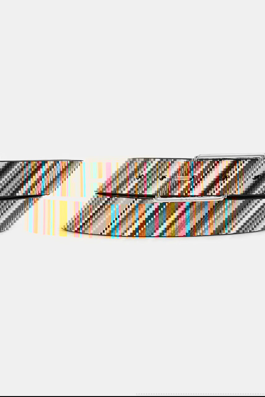 Opasok Paul Smith Paul Smith Reversible Leather Striped Belt Rôznofarebný | M1A.8172.DC2FMU, 0