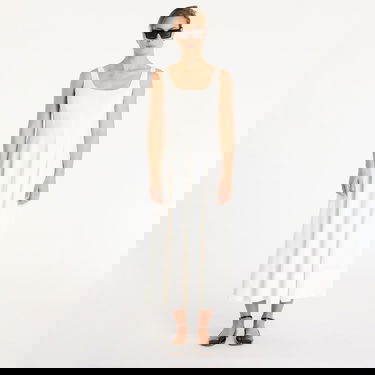 Šaty GAP GAP Square Neck Maxi Dress Biela | 770475-00, 0
