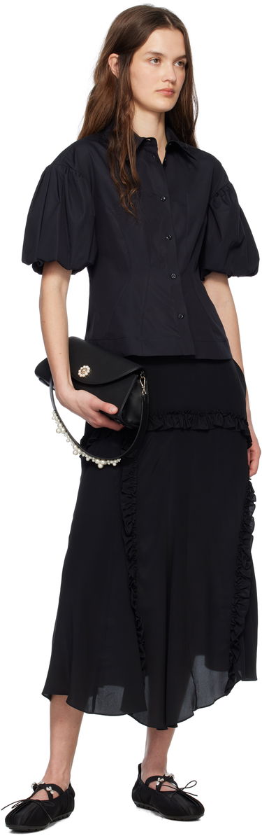 Kabelka Simone Rocha Simone Rocha Beaded Long Pochette Valentine Bag Čierna | BAG190B 0787, 3