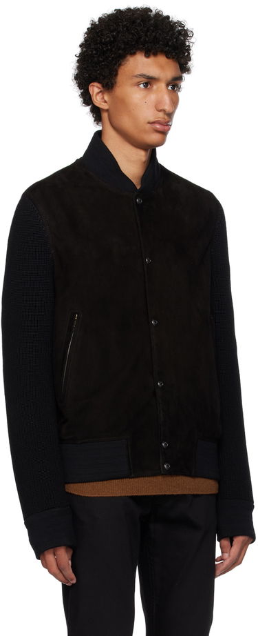 Bomber bunda Paul Smith Paul Smith Paneled Bomber Jacket Čierna | M1R-377Y-L00040, 1