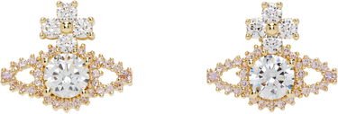 Náušnice Vivienne Westwood Vivienne Westwood Valentina Orb Crystal Earrings Žltá | 62010101-02R829-, 0
