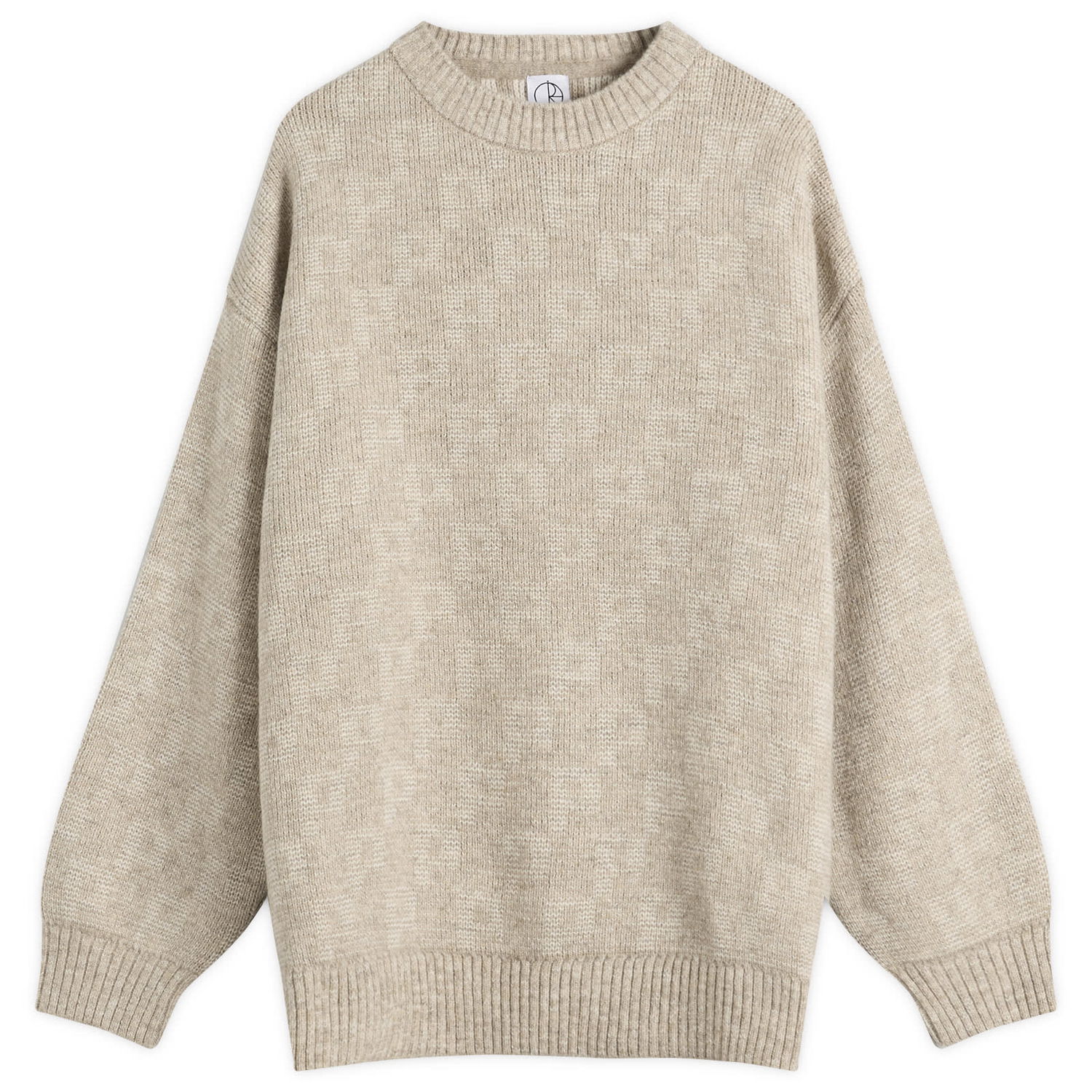 Sveter Polar Skate Co. George P Pattern Knit Jumper, Size Small Béžová | PSC-F25-57-SND, 1