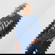 Sweatshirt Fleece Sweatshirt Blue Shade XS