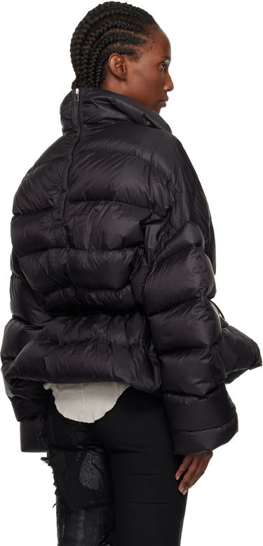 Prešívaná bunda Rick Owens Concordians Sail Down Puffer Jacket with Drawstring Waist Čierna | RP02E4769 NPD1, 2