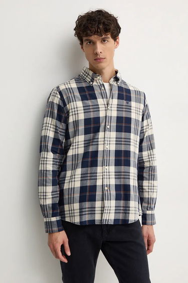 Košeľa Barbour Edgar Slim Fit Button-Down Shirt Modrá | MSH5355, 0