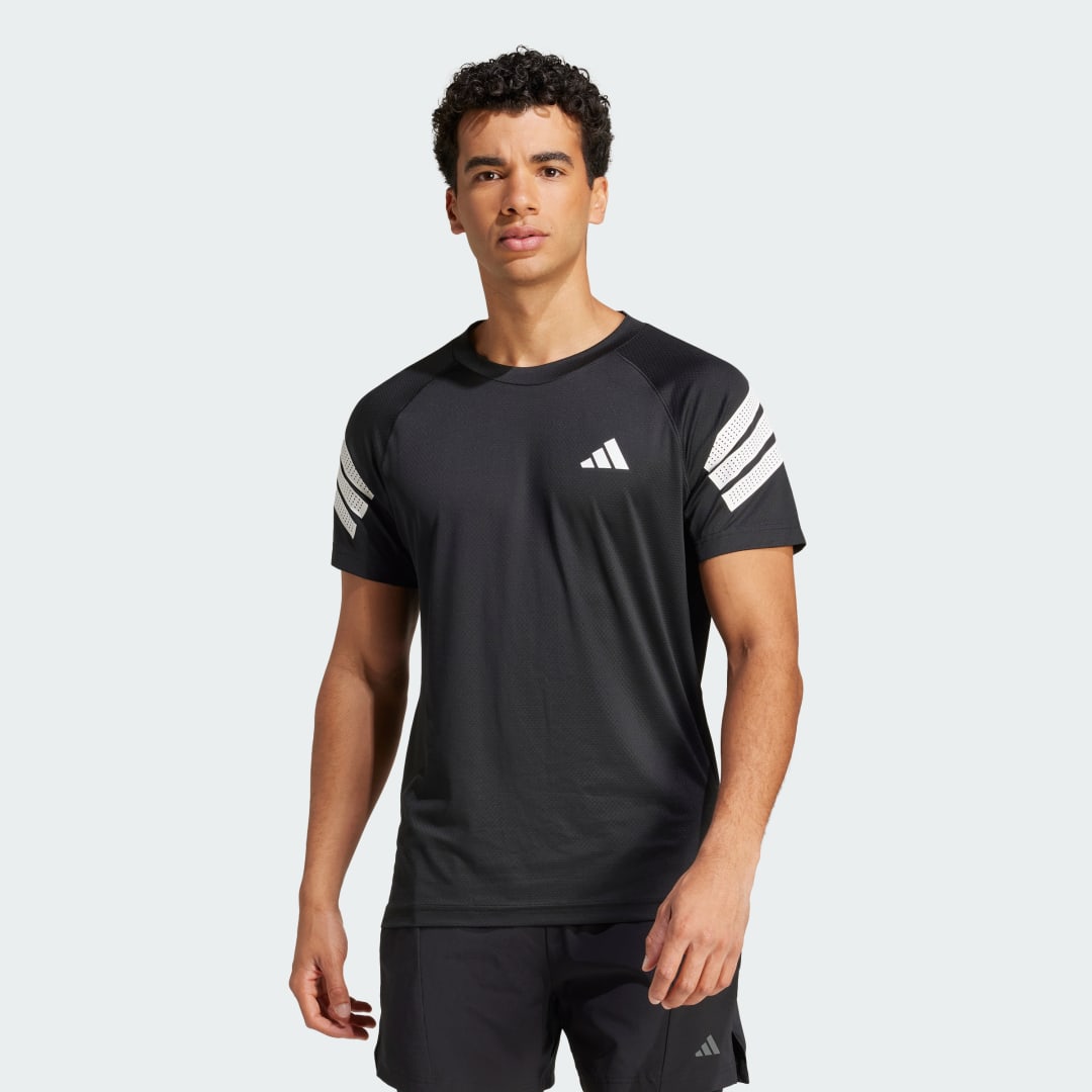 Tričko adidas Performance 3-Stripes Training T-Shirt Čierna | JW9729, 0