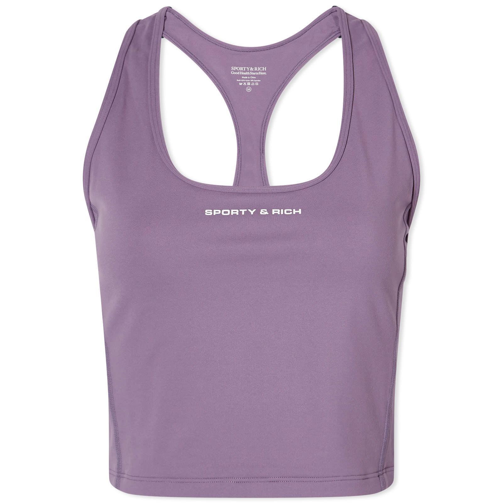 SR Bold Sports Cropped Tank Top