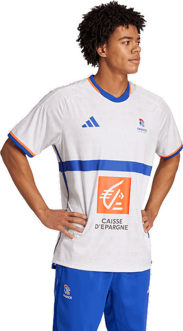 Dres adidas Performance France Handball Replica Jersey Biela | JP4334, 4