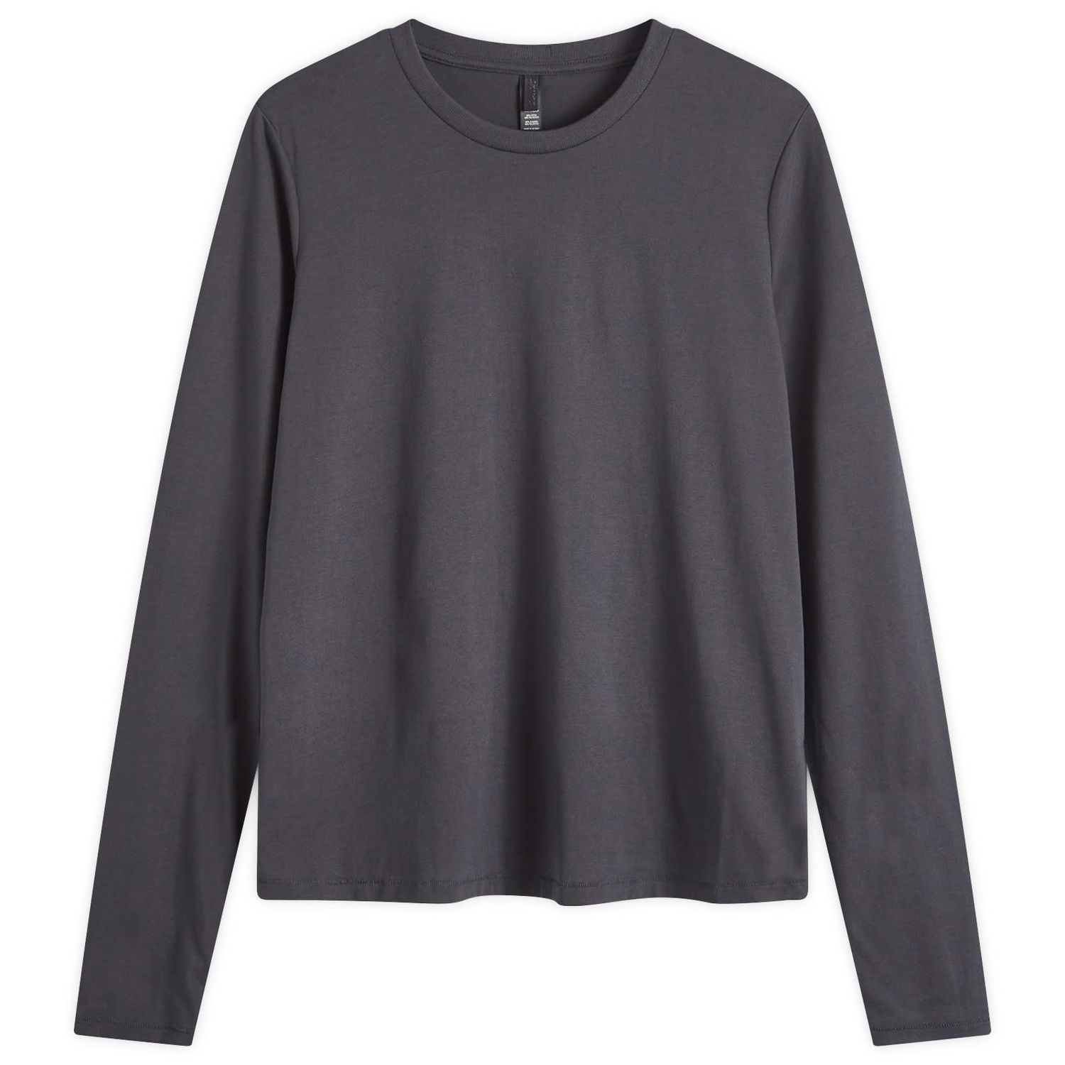 Tričko SKIMS Relaxed Long Sleeve T-Shirt, Size Large Šedá | LS-LST-6976W-ASH, 0