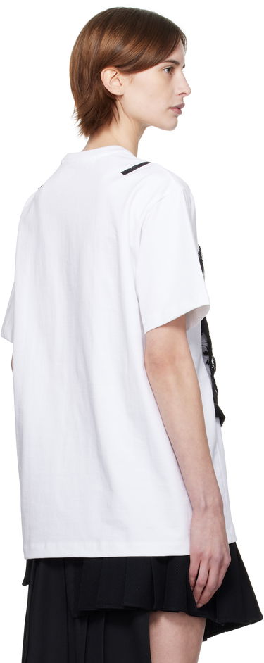 Tričko Andersson Bell Andersson Bell Lace Corset Oversized T-Shirt Biela | atb1268w, 2